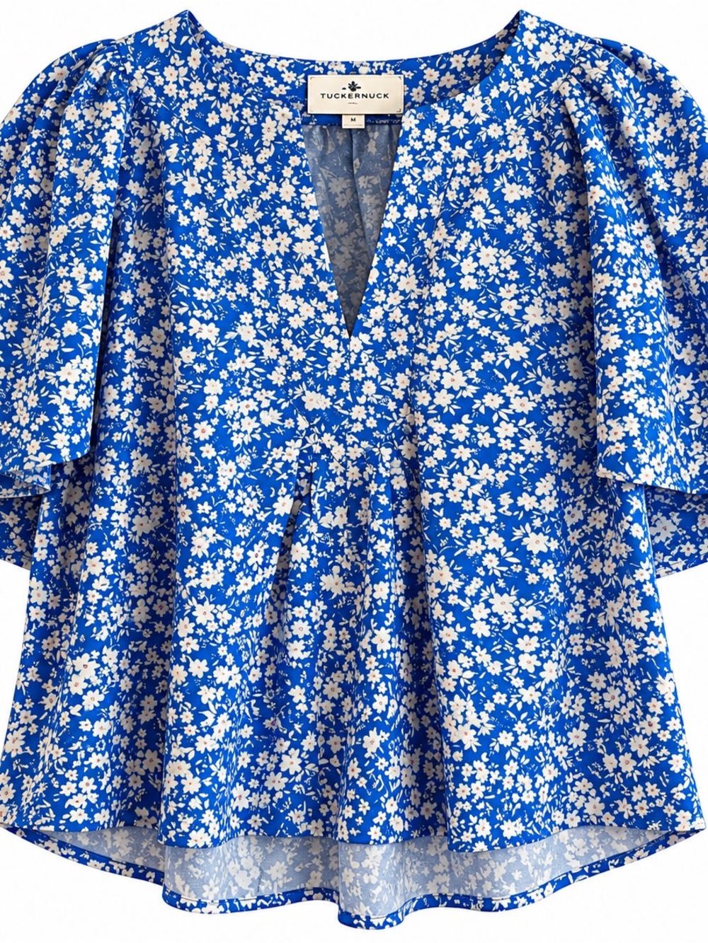 Tuckernuck x Cameran Eubanks Wimberly Blooms on Broad Finley Flutter Sleeve Top